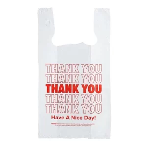 Bolsa PLastico Letra Roja Togo