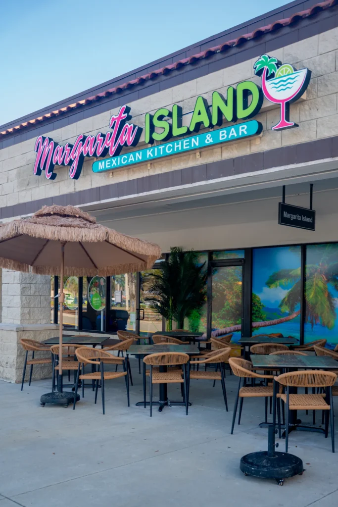 Entrance-location-logo-Margarita-Island-New-Smyrna-Beach